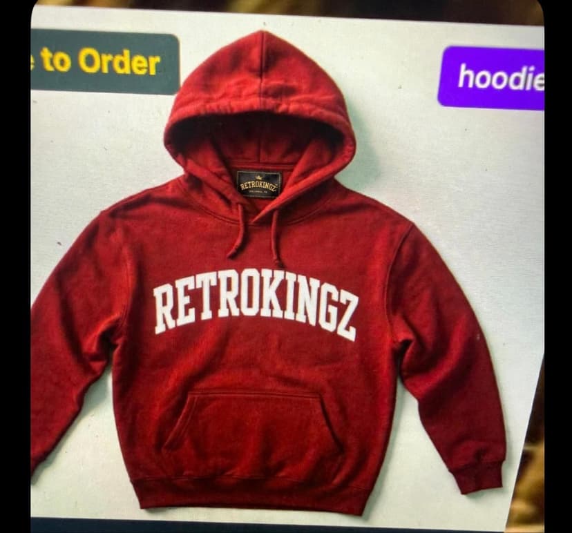 RETROKINGZ™ Fashion Red Hoodie