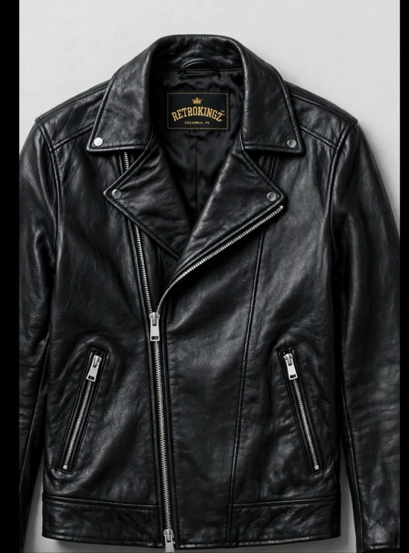 RETROKINGZ™ Premium Leather Jacket
