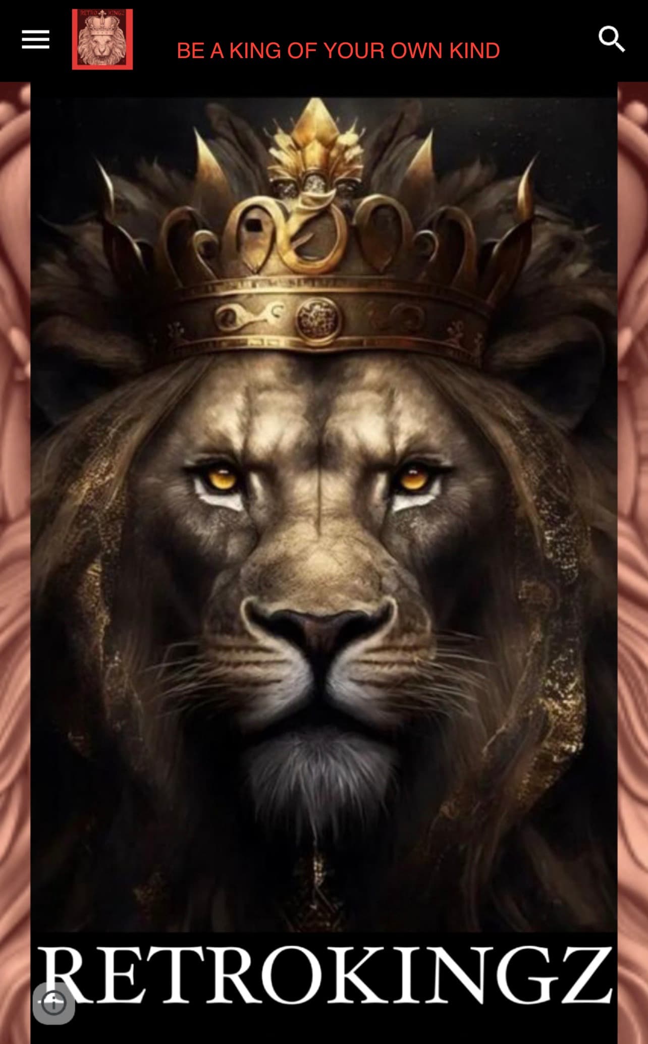 RetroKingz Lion Crown